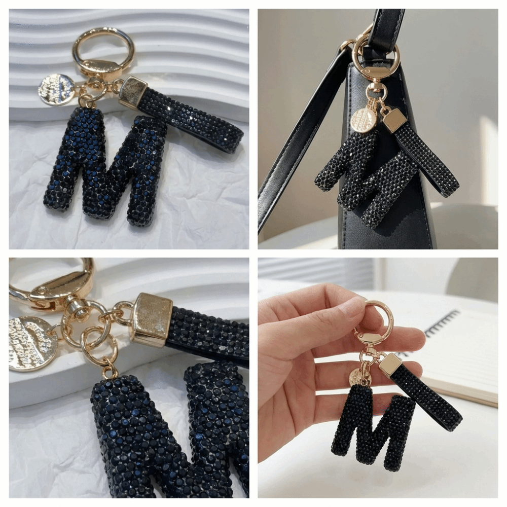 Luxury Bags Yellow - Stylish Lucky Charm Letter Key Chain