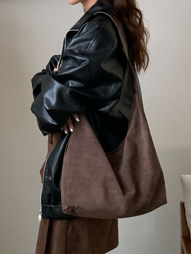 Bucket Bag Suede - Suede Shoulder Bag for Women 2026