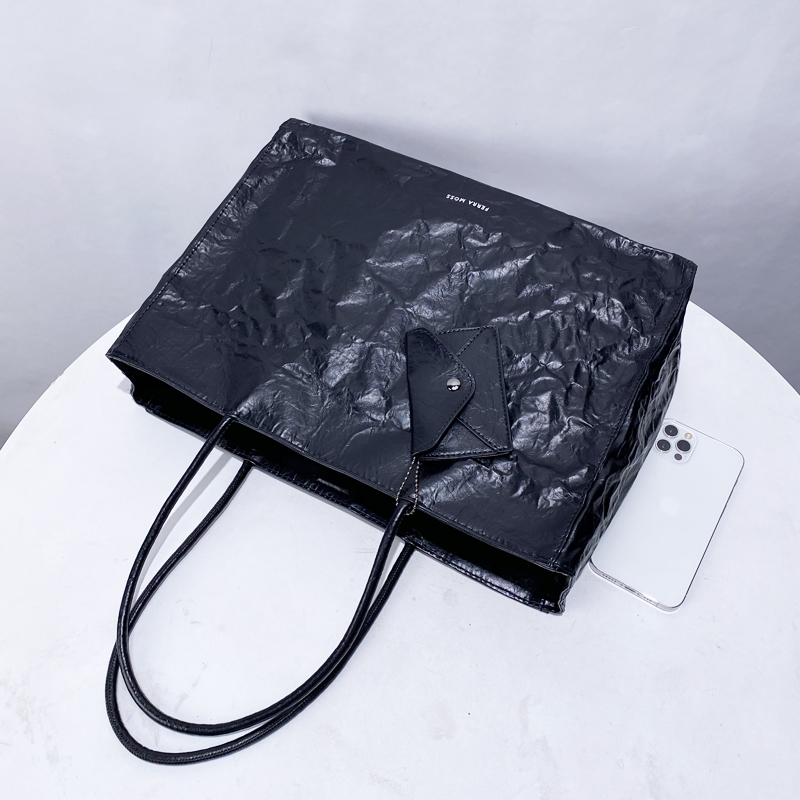 Korean Casual Kraft Paper Tote - Luxury Bags On Sale 评论和价格