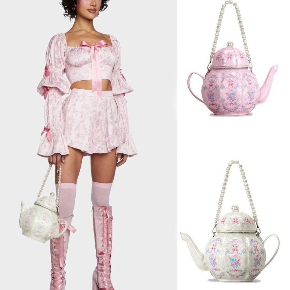 New PU Leather Teapot Design H - Luxury Bags Girls 评论和价格