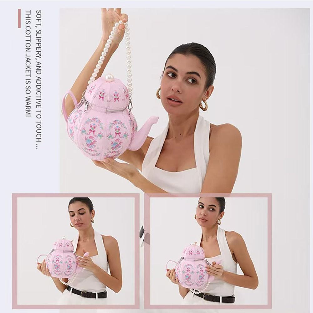 New PU Leather Teapot Design H - Luxury Bags Girls 评论和价格