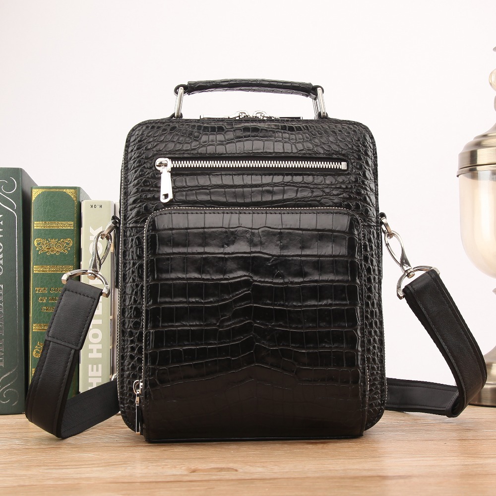 Hot luxury quality Men's Genui - Luxury Bags With Silver Hardware 评论和价格