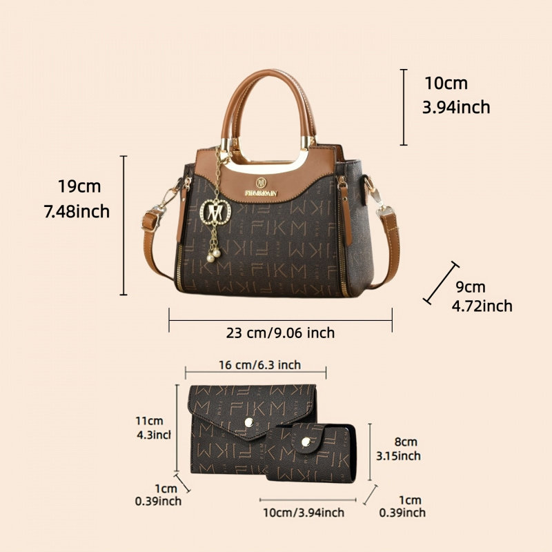 3-piece set of light luxury hi - Luxury Bags For You 评论和价格