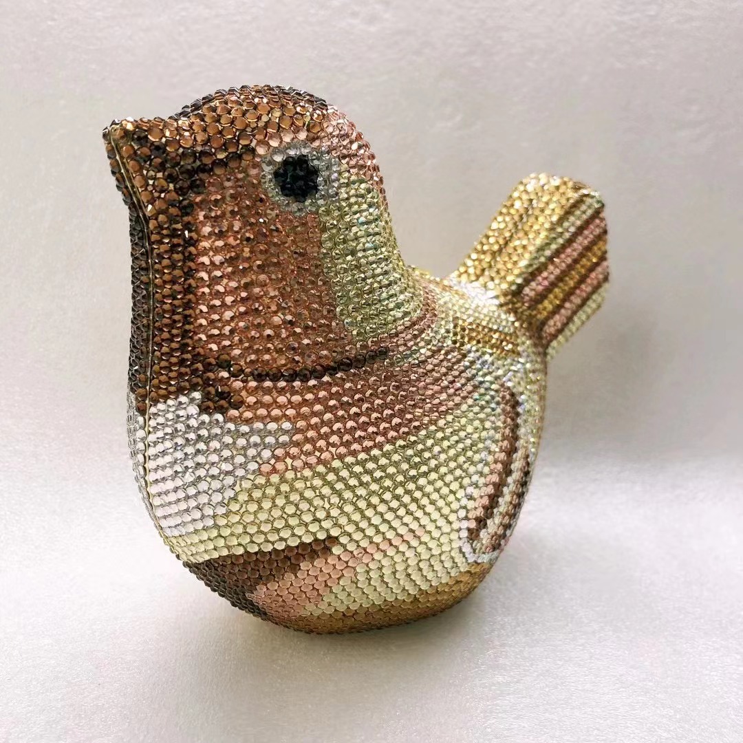 Bird Diamond Evening Bag Clutc - Luxury Bags Yellow 评论和价格