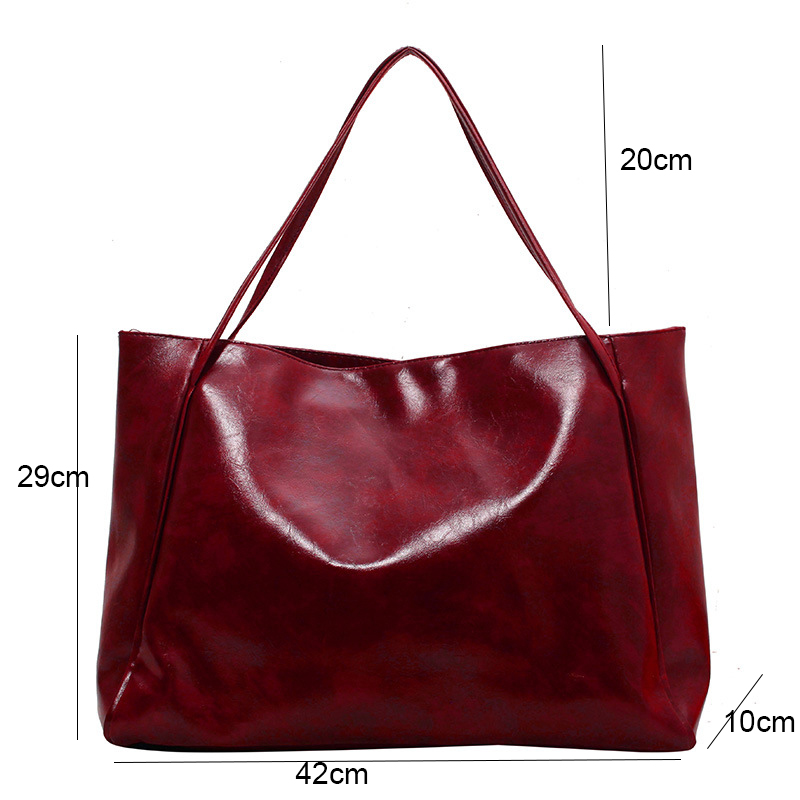 Women Tote Bag Fashion Underar - Bucket Bag Suede 评论和价格