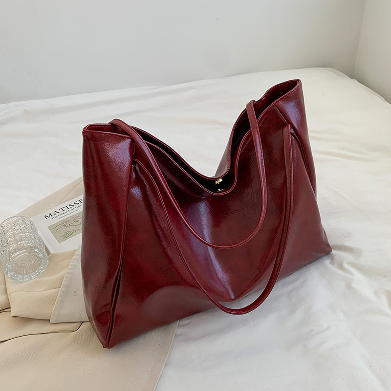 Women Tote Bag Fashion Underar - Bucket Bag Suede 评论和价格