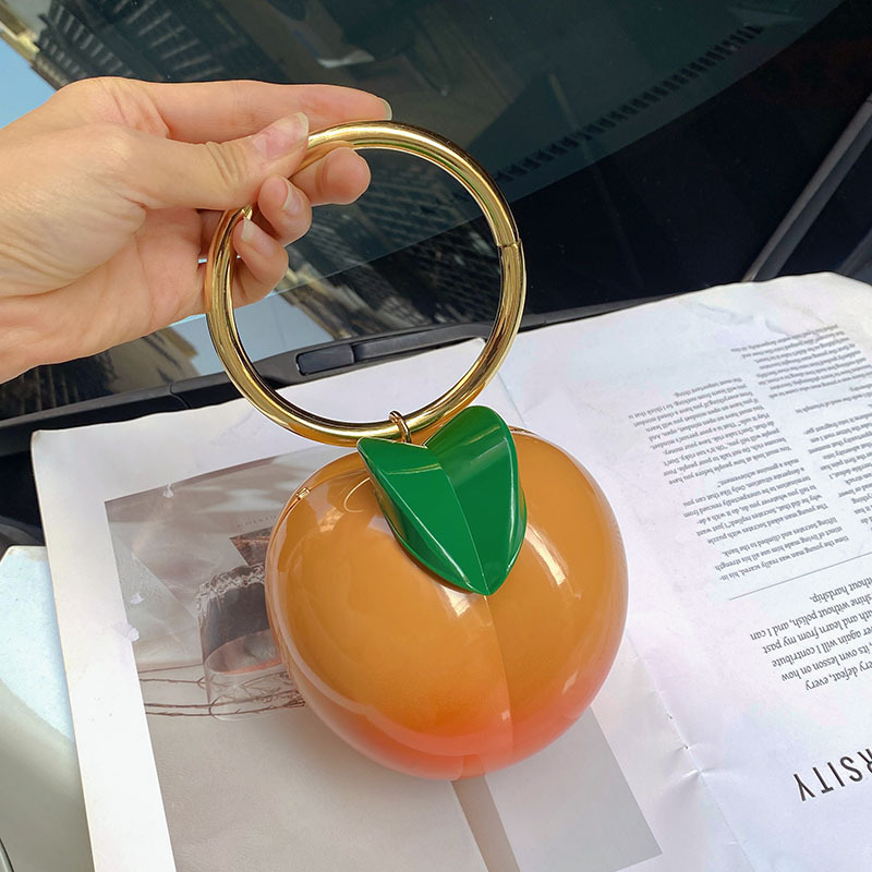 New Yellow Peach Design Women  - Luxury Bags Yellow 评论和价格