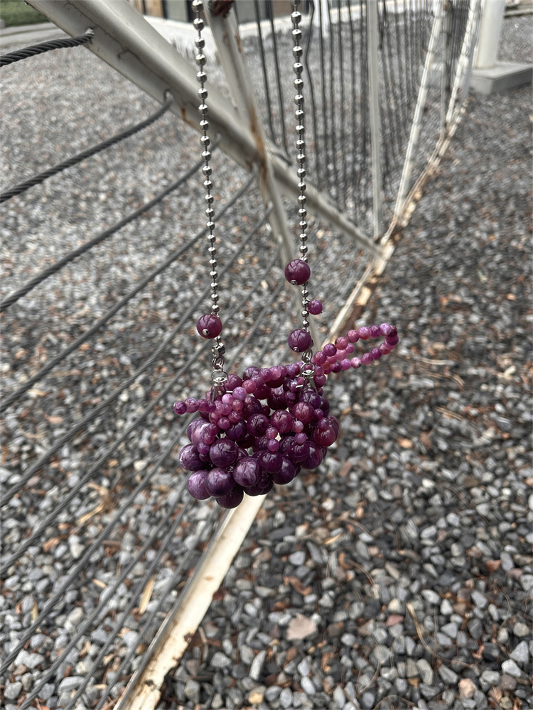 Girls Mini Purple Beaded  Clut - Luxury Bags Girls 评论和价格