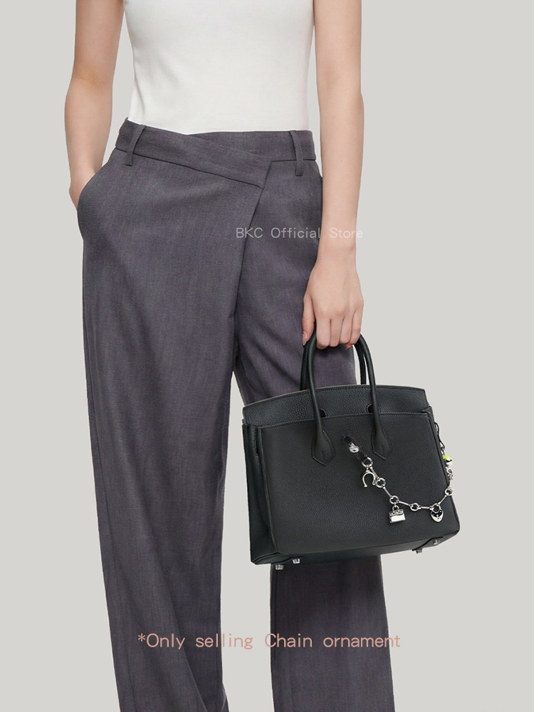 Luxury Metal Spliced Calfskin  - Luxury Bags With Silver Hardware 评论和价格