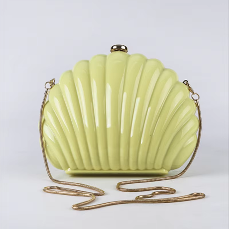 Lady Mini Shell Bag Acrylic Hi - Luxury Bags Yellow 评论和价格