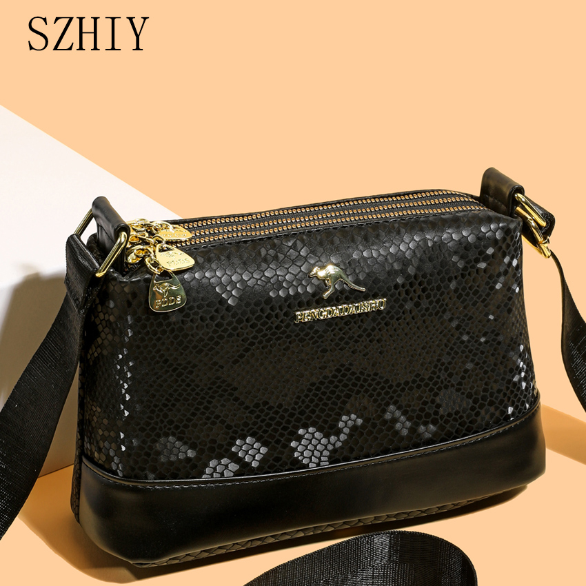 Snake Patterned Shoulder Bag W - Luxury Bags Girls 评论和价格