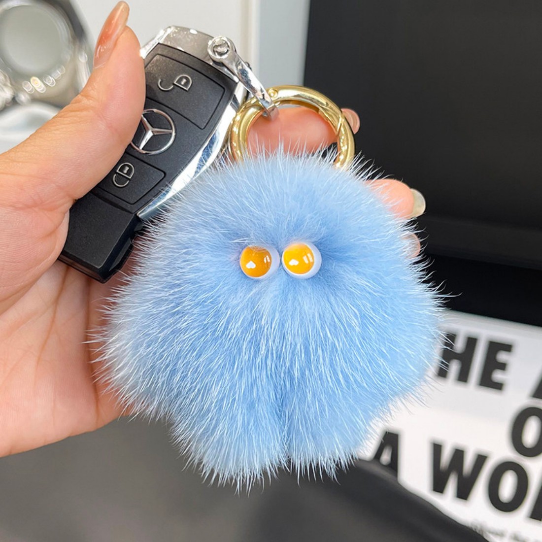 Luxury 8Cm Fluffy Real Mink Fu - Luxury Bags Yellow 评论和价格