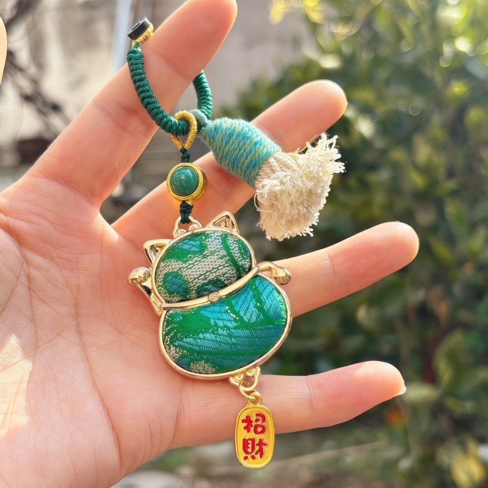 Luxury Brocade Gourd Pendant B - Luxury Bags Yellow 评论和价格