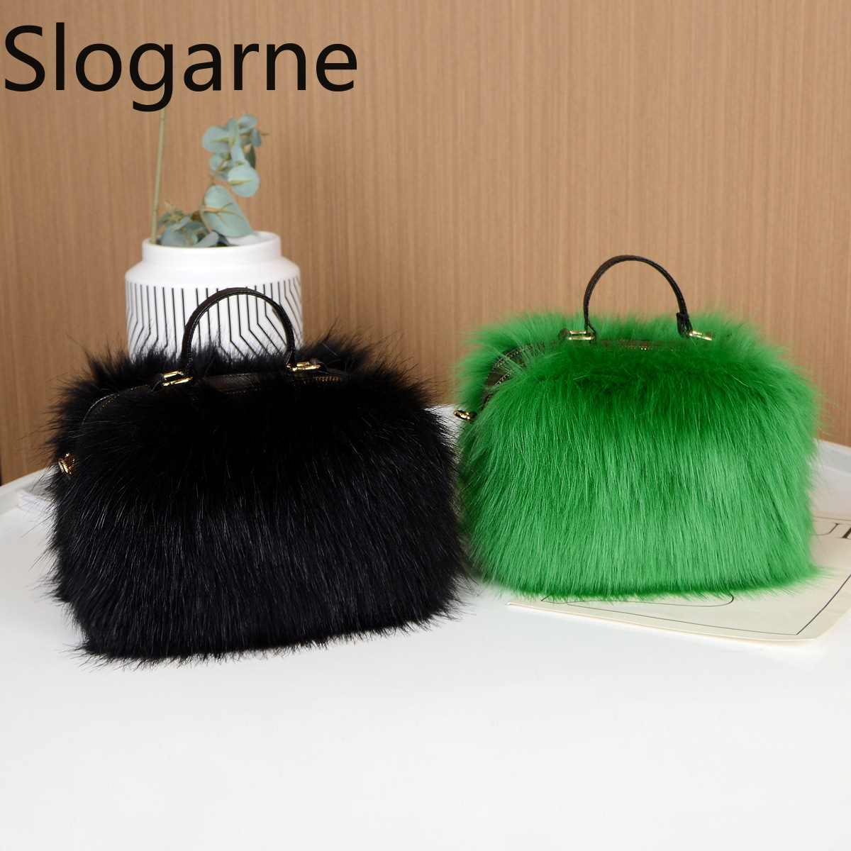 New High Quality Fox Fur Handb - Luxury Bags Girls 评论和价格