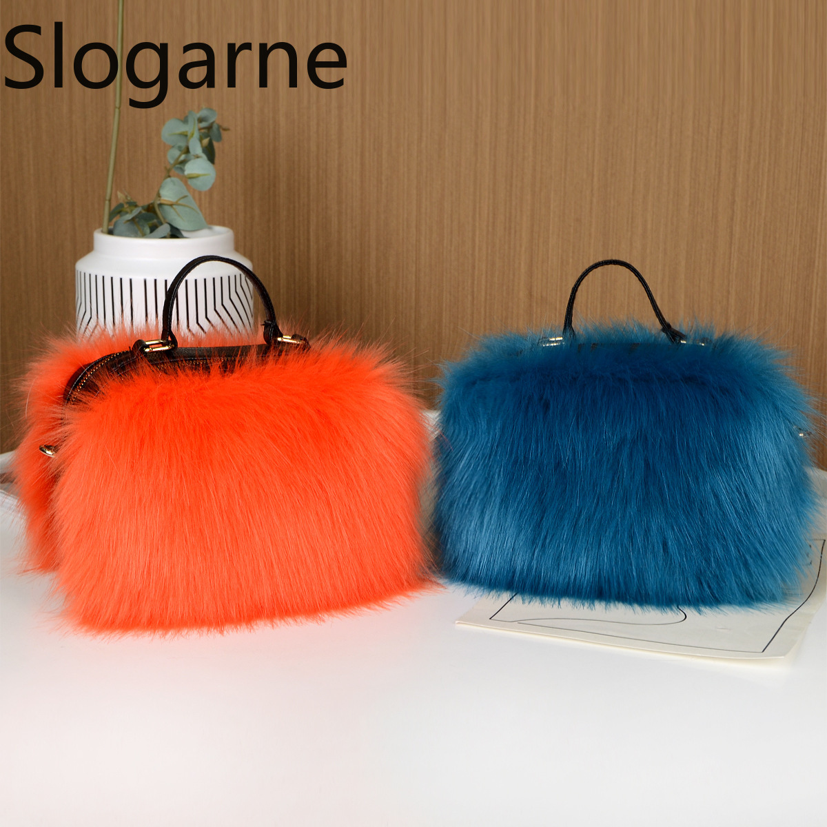New High Quality Fox Fur Handb - Luxury Bags Girls 评论和价格