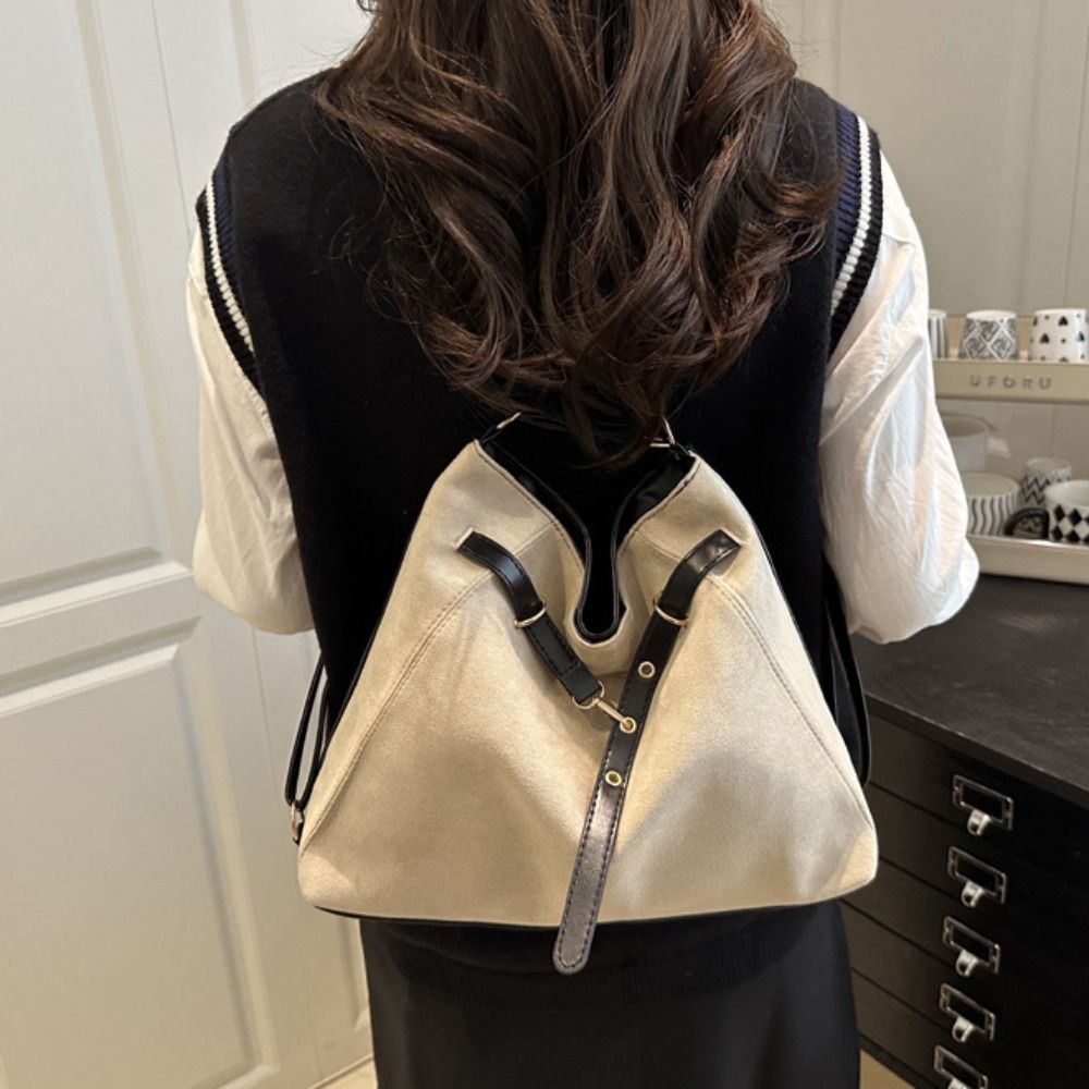 Trendy Large Capacity Suede To - Bucket Bag Suede 评论和价格