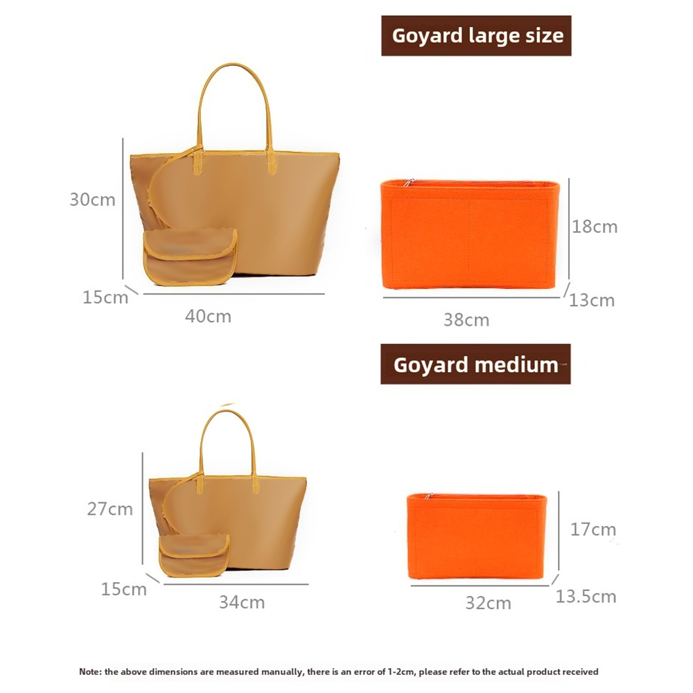 Felt Insert Bag Cosmetic Organ - Luxury Bags Goyard 评论和价格