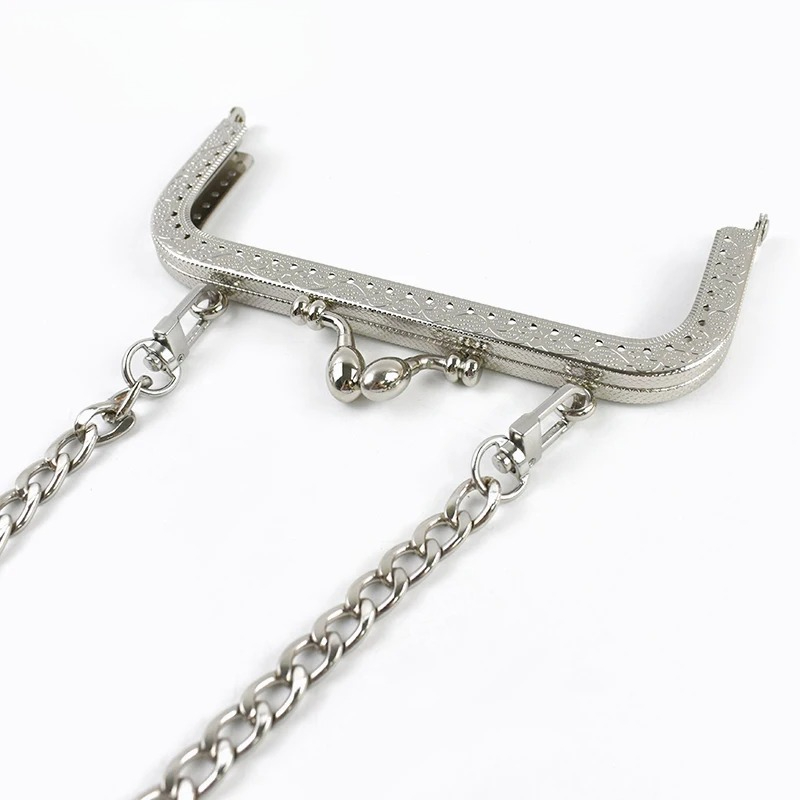 1/2/5Pcs 8.5-20cm Silver Embos - Luxury Bags With Silver Hardware 评论和价格