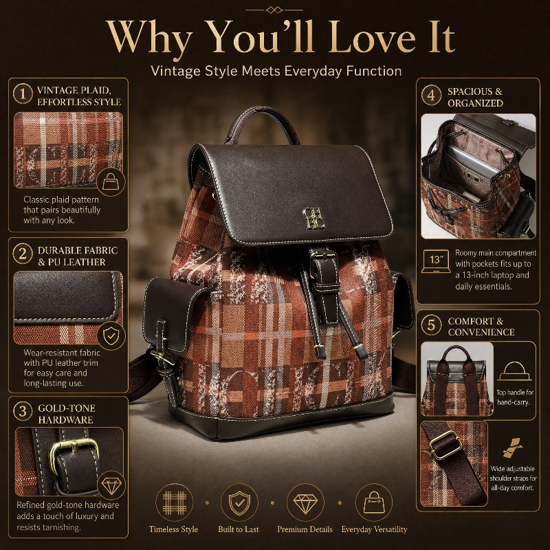 CHHC Fashion Color Block Backp - Luxury Bags For You 评论和价格