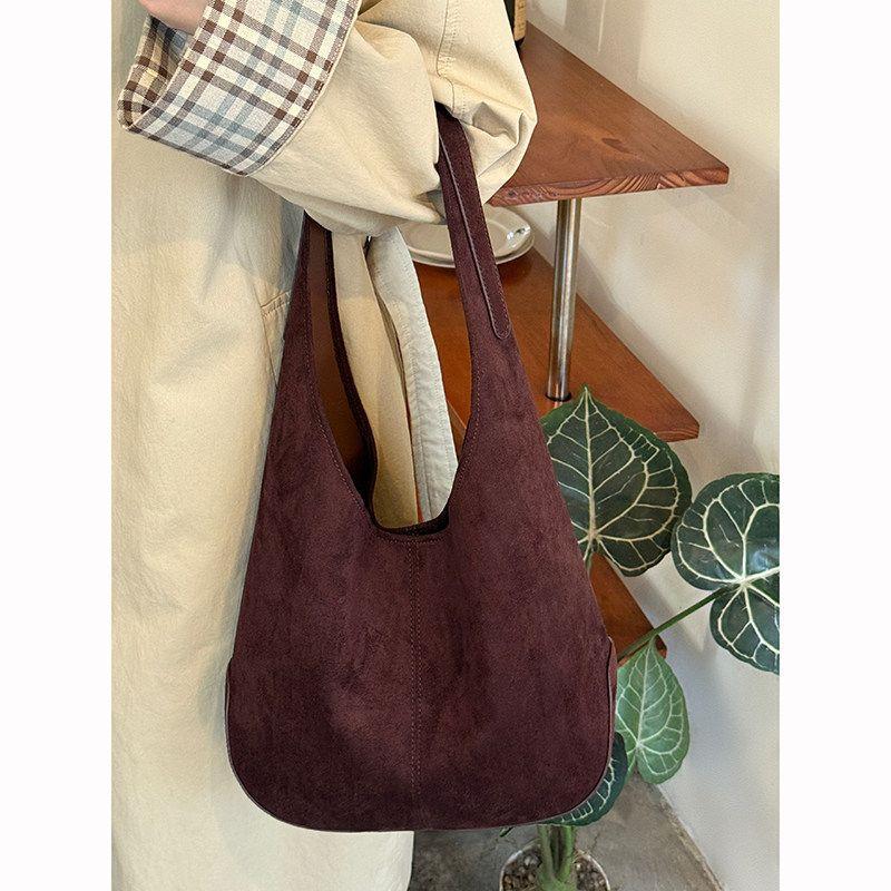 Faux Suede Women bucket Should - Bucket Bag Suede 评论和价格