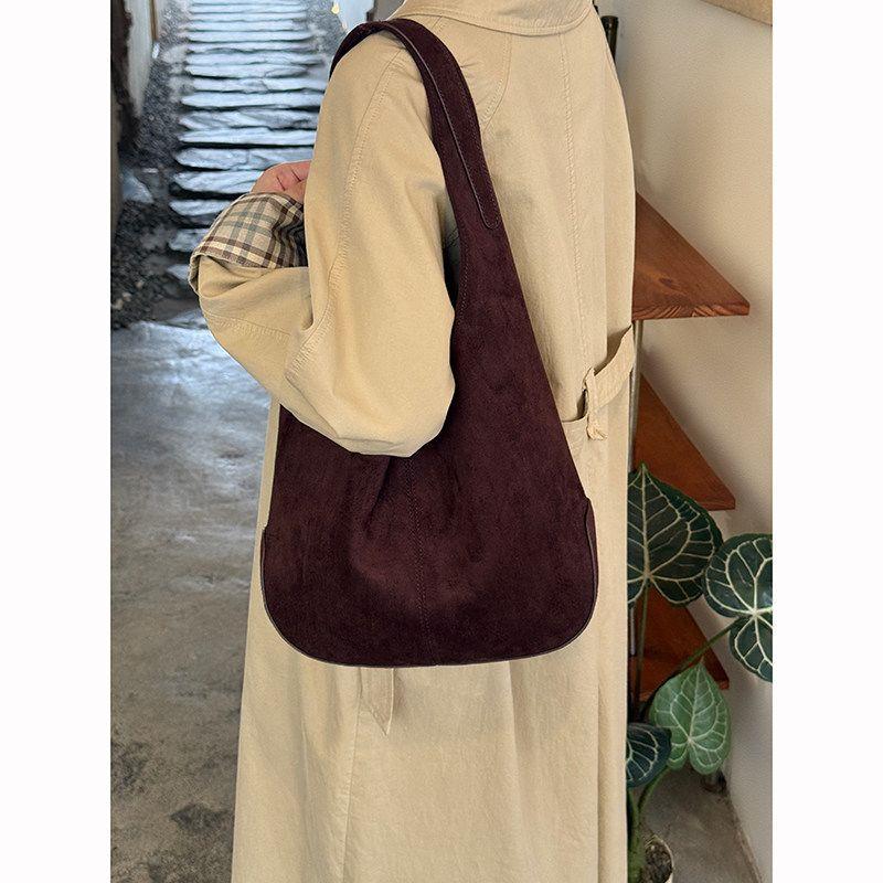 Faux Suede Women bucket Should - Bucket Bag Suede 评论和价格