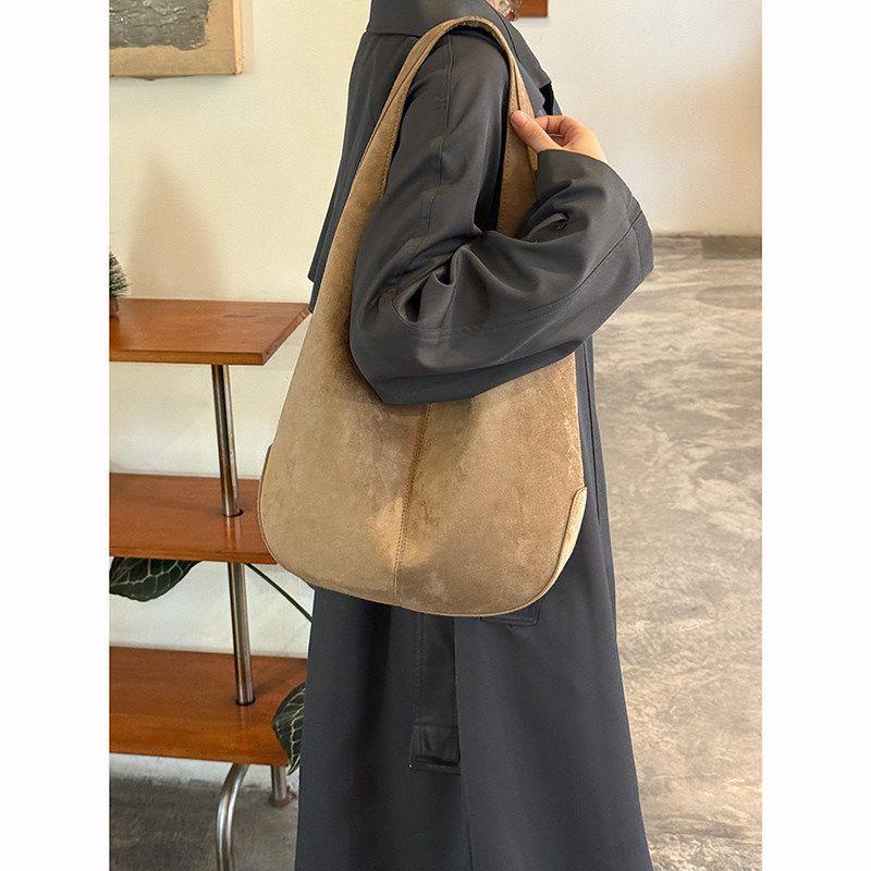 Faux Suede Women bucket Should - Bucket Bag Suede 评论和价格