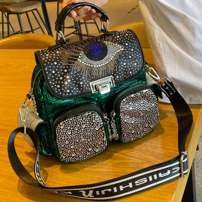 Fashion Women Backpack Big Cap - Luxury Bags Girls 评论和价格