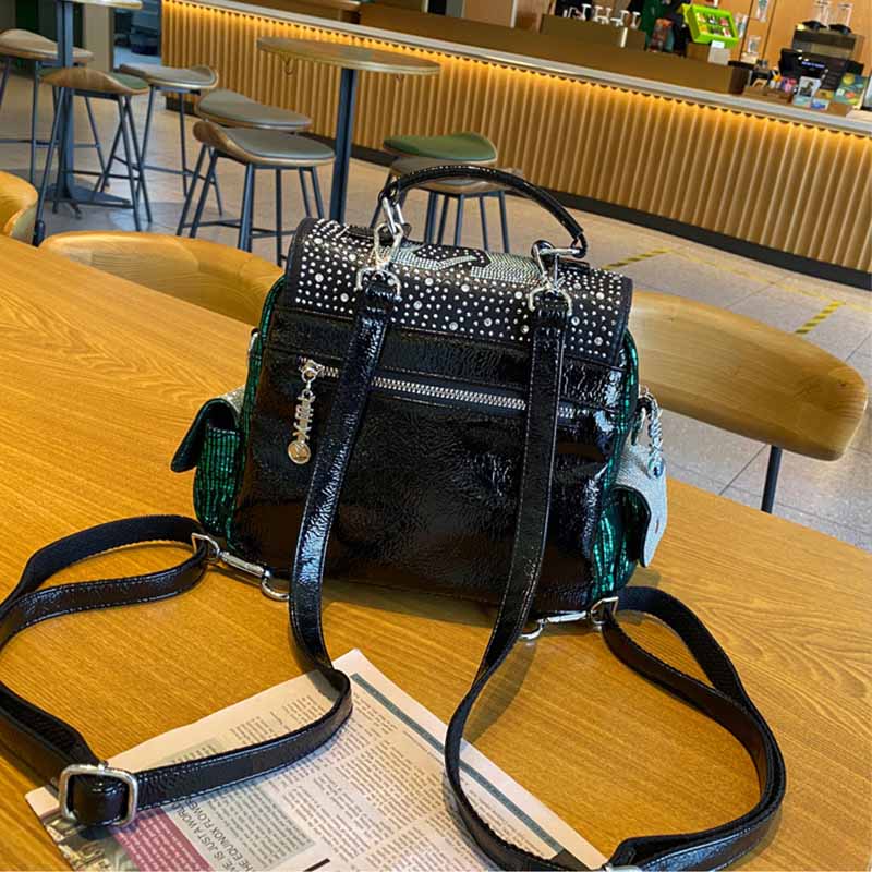 Fashion Women Backpack Big Cap - Luxury Bags Girls 评论和价格
