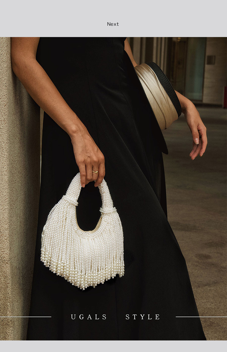 Design Handle Pearl Evening Cl - Luxury Bags On Sale 评论和价格