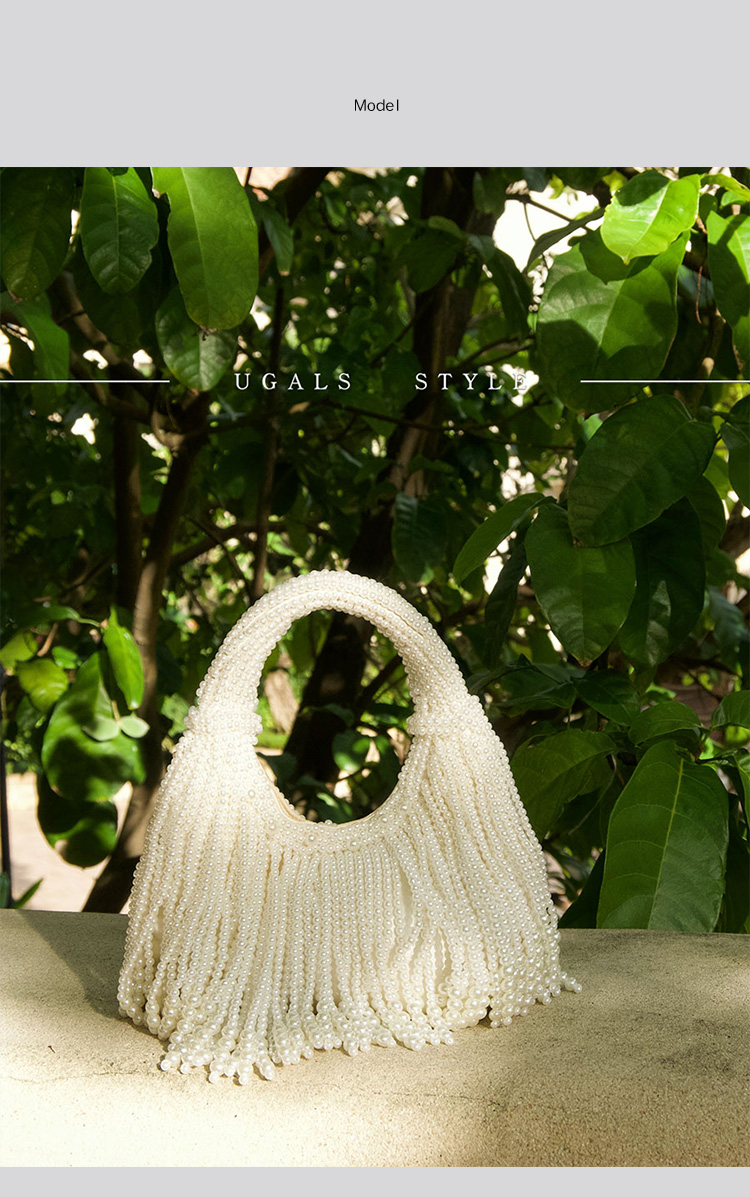 Design Handle Pearl Evening Cl - Luxury Bags On Sale 评论和价格