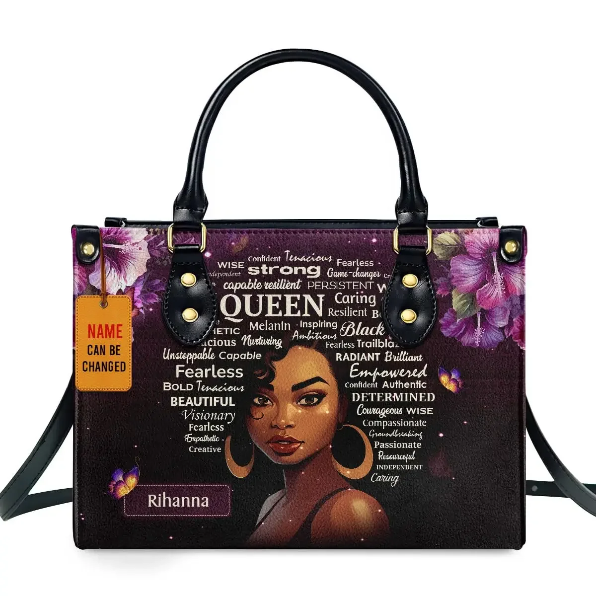 African Girl Print Leather Han - Luxury Bags Girls 评论和价格