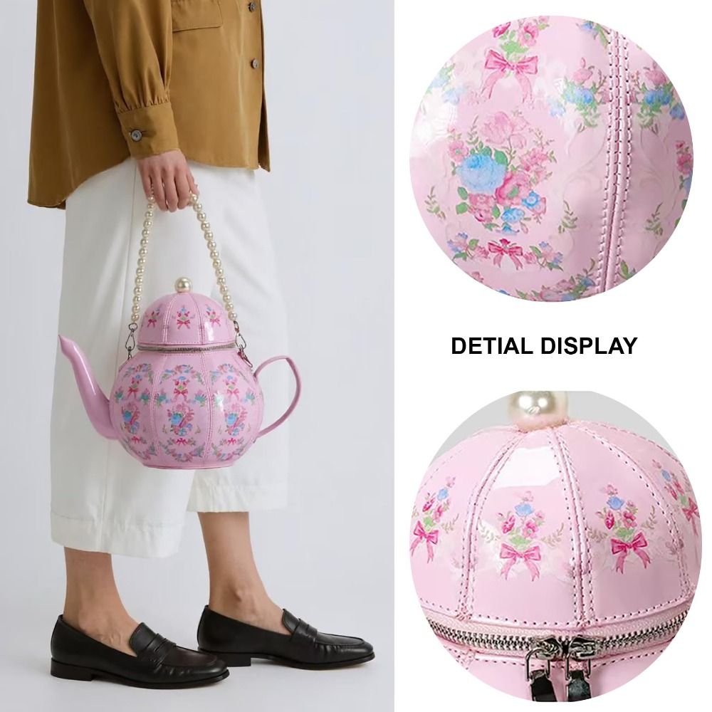 New PU Leather Teapot Design H - Luxury Bags Girls 评论和价格